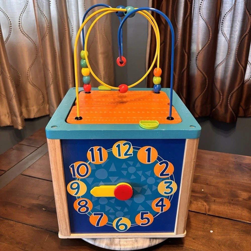 Toys R Us Wooden 5 In 1 Activity Cube 12